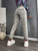 Jeansy MOM FIT DEK – szare