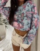 Bluza ANGEL cekiny - niebiesko-pudrowa