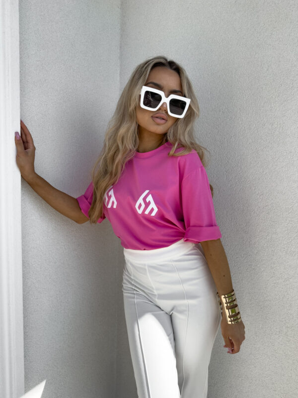 T-shirt DUO – fuksja