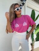T-shirt DUO – fuksja