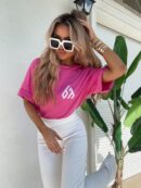 T-shirt DUO – fuksja