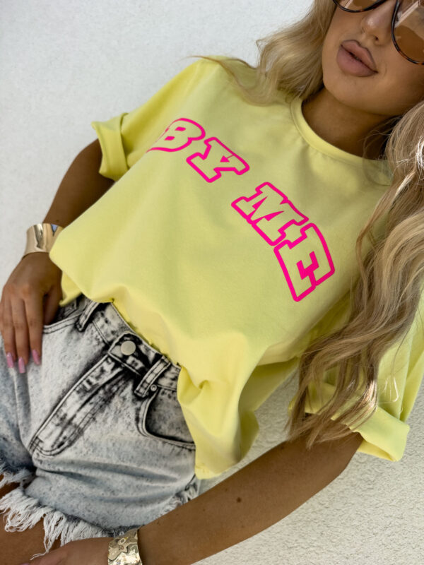 T-shirt MAZII - cytrynowy