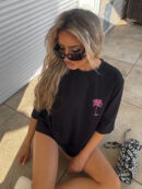 T-shirt PALMS – czarny