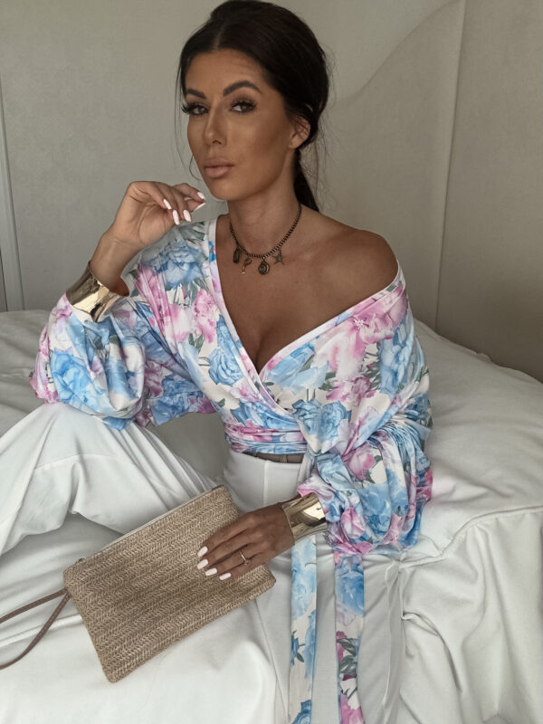 Bluzka KAIRA – błękit