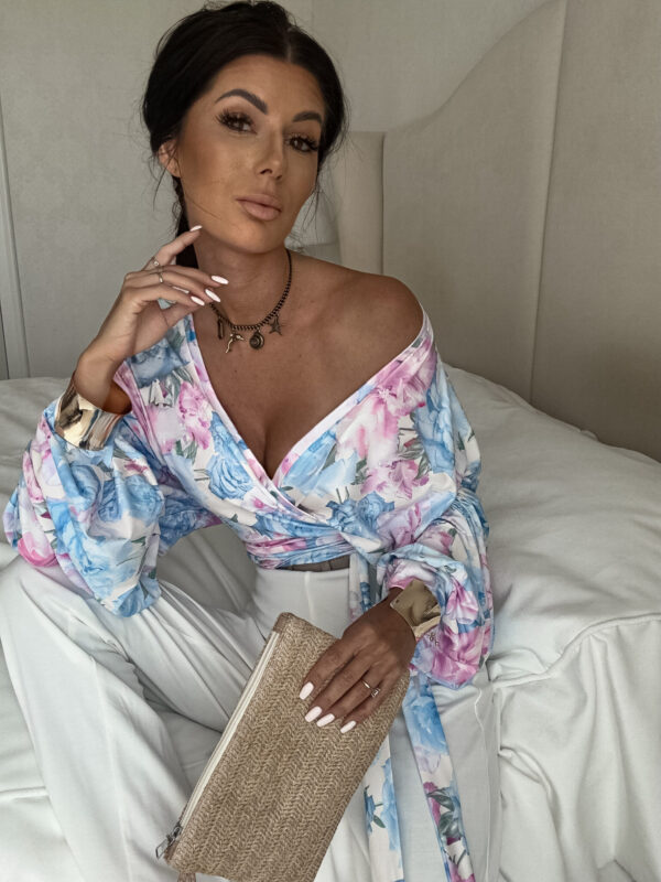 Bluzka KAIRA – błękit