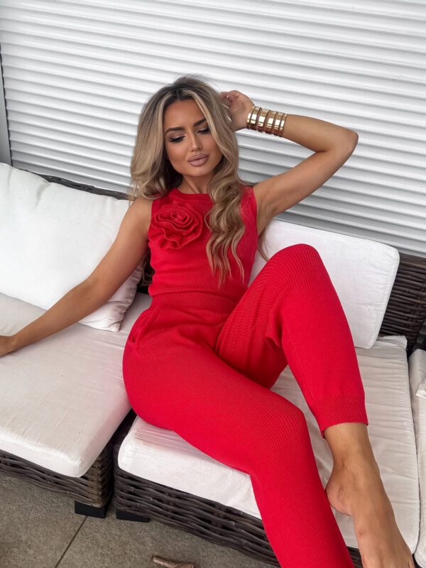 Komplet DELANI ROSE – czerwony