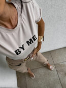 T-shirt GLAMOROUS - jasny beż