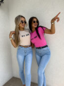 T-shirt GLAMOROUS - jasny beż