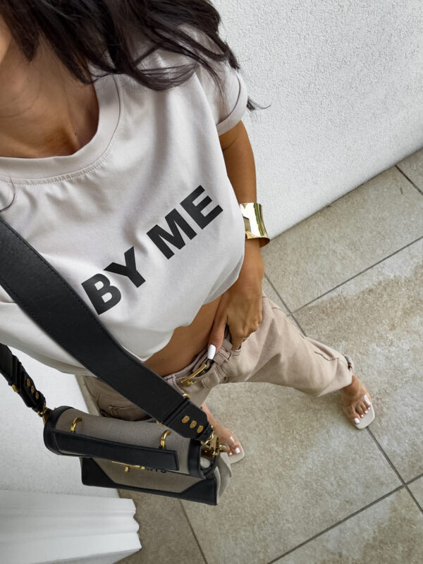 T-shirt GLAMOROUS - jasny beż