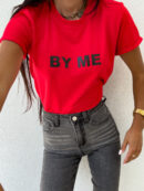 T-shirt GLAMOROUS - czerwony