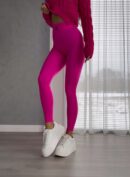Legginsy GYM - cukierkowy róż