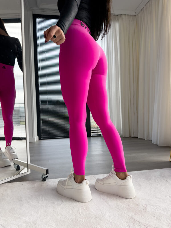 Legginsy GYM - cukierkowy róż