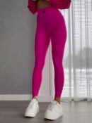 Legginsy GYM - cukierkowy róż