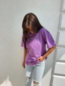 T-shirt PLAY - fioletowy