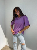 T-shirt PLAY - fioletowy