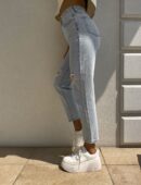 Jeansy MOM FIT HOLES – jeansowe