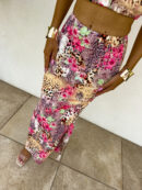 Spódnica VOGUE print pantera – multicolor