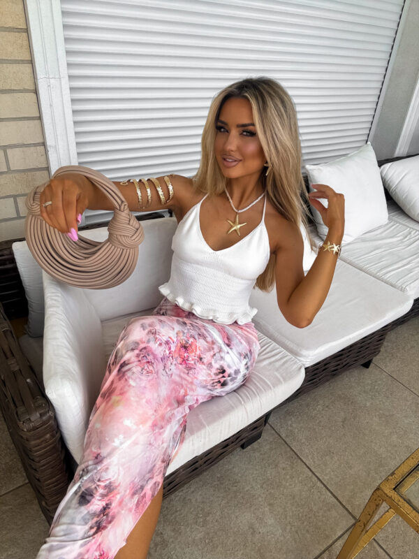 Spódnica VOGUE print – morela