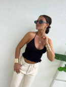 Top BELLA – czarny