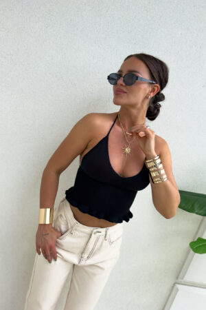 Top BELLA – czarny