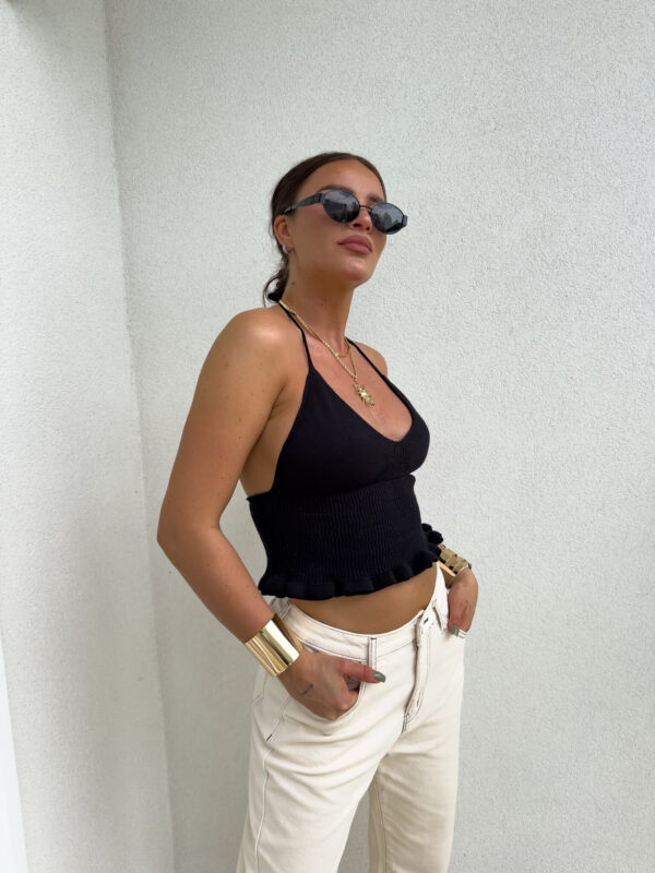 Top BELLA – czarny