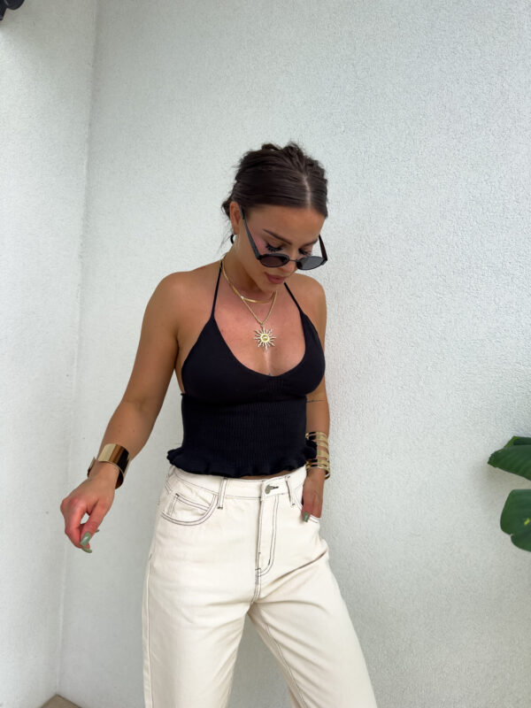 Top BELLA – czarny