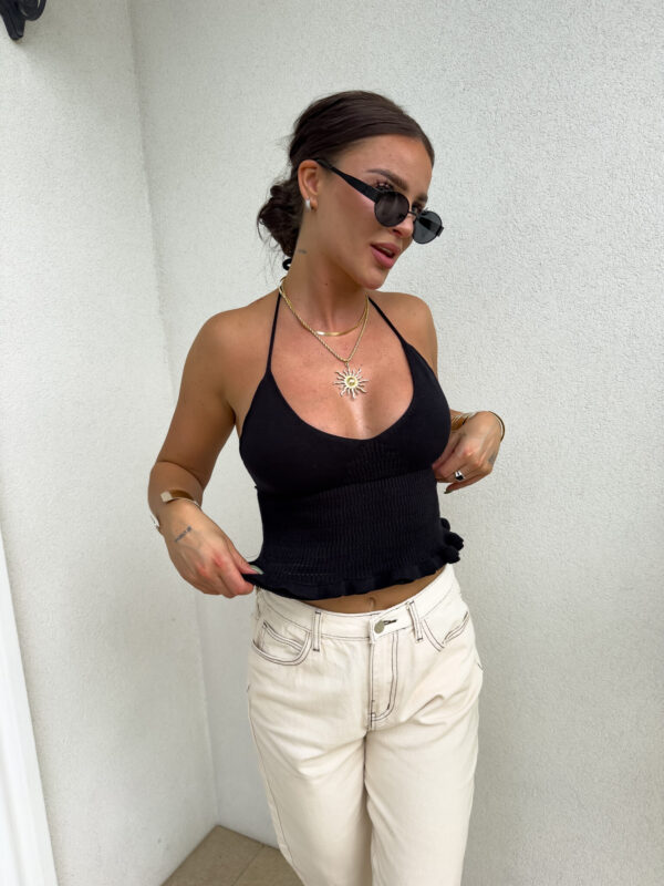 Top BELLA – czarny
