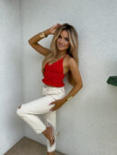 Top BELLA – czerwony