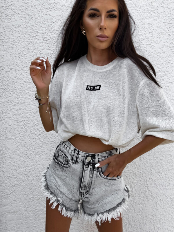 Bluzka T-shirt MARMARIS CORD - ecru