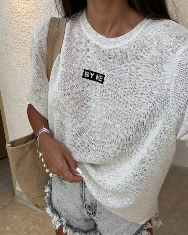 Bluzka T-shirt MARMARIS CORD - ecru