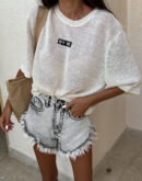 Bluzka T-shirt MARMARIS CORD - ecru