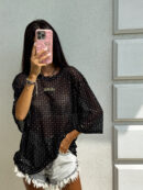 Bluzka T-shirt MARMARIS II DIAMOND - czarny