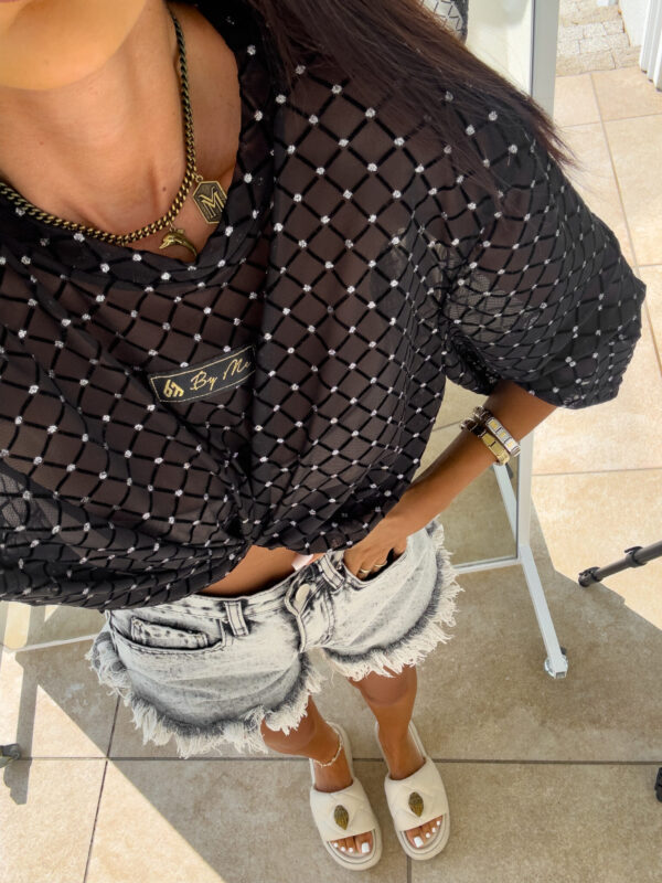 Bluzka T-shirt MARMARIS II DIAMOND - czarny