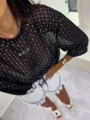 Bluzka T-shirt MARMARIS II DIAMOND - czarny