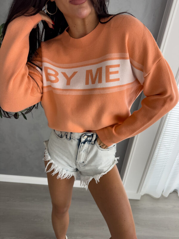 Sweter CR By Me - pomarańczowy