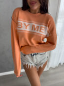 Sweter CR By Me - pomarańczowy