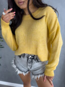 Sweter NERYS – żółty