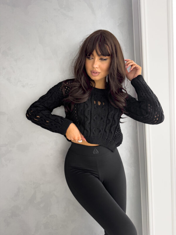 Sweter MOON – czarny