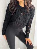 Sweter MOON – czarny