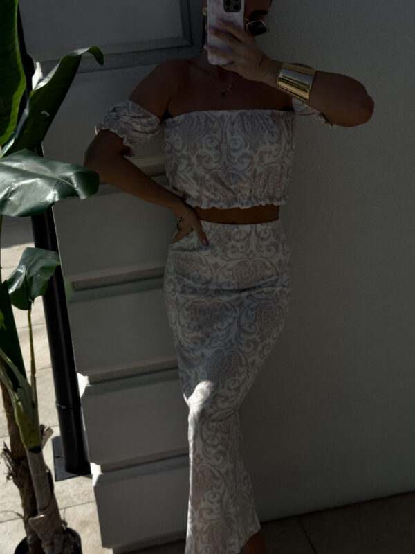 Komplet CATALINA pattern – ecru