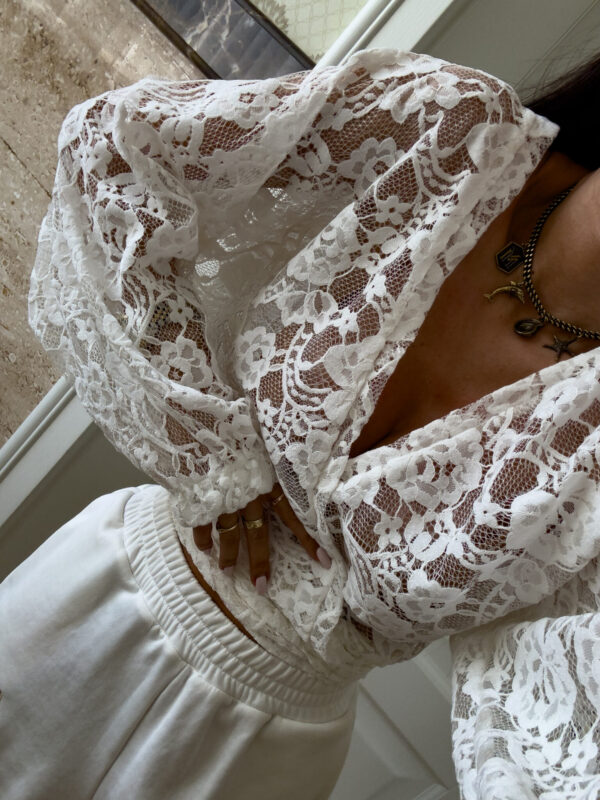 Kimono KORONKA - białe