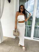 Spódnica VOGUE natural – ecru