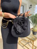 Torba FLOWER - czarna
