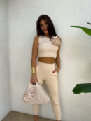 Komplet DELANI ROSE – wanilia