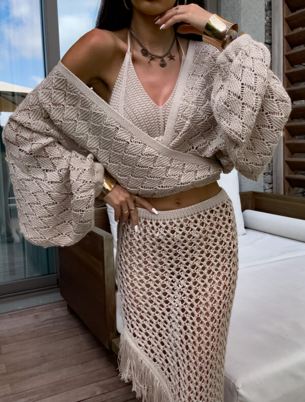 Kimono AMEIRO - mokka