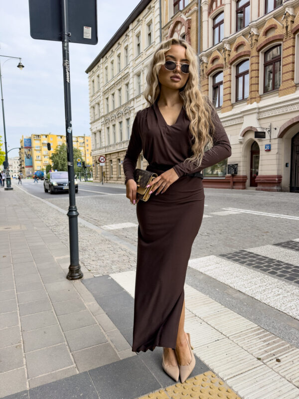 Bluzka SPICE - czekoladowa