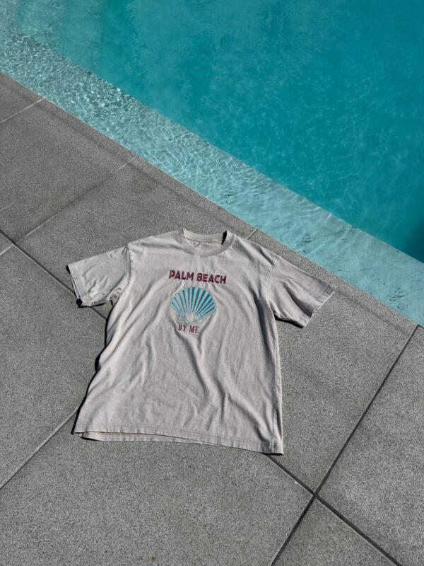T-shirt SHELL - jasny beż