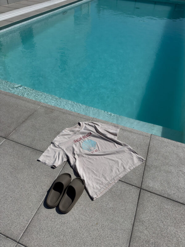 T-shirt SHELL - jasny beż