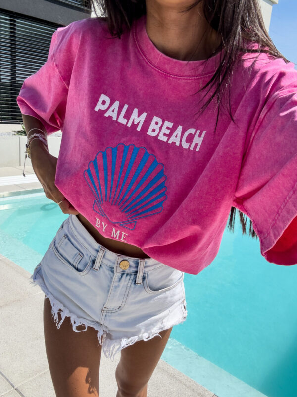T-shirt SHELL - różowy