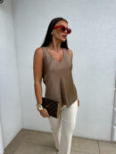 Top SATYNA –  mokka